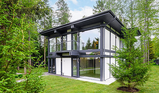 Новый фахверк в КП Зеленая роща-1