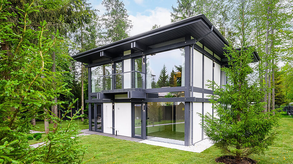 Новый фахверк в КП Зеленая роща-1