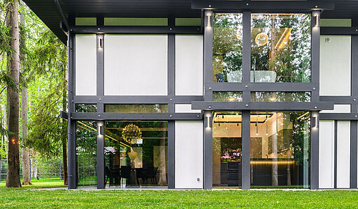 Новый фахверк в КП Зеленая роща-1