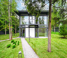 Новый фахверк в КП Зеленая роща-1