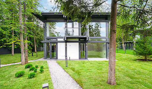 Новый фахверк в КП Зеленая роща-1