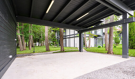 Новый фахверк в КП Зеленая роща-1