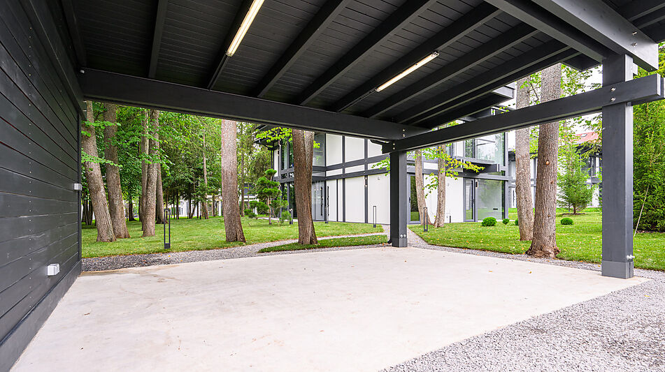 Новый фахверк в КП Зеленая роща-1