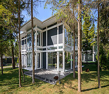 Новый фахверк в КП Зеленая роща-1