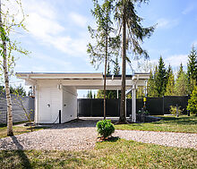 Новый фахверк в КП Зеленая роща-1