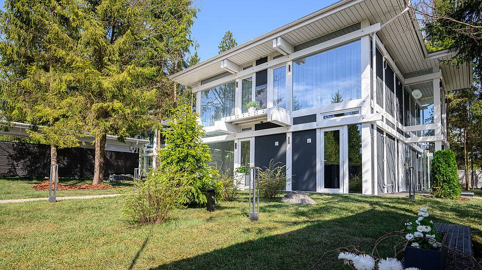 Новый фахверк в КП Зеленая роща-1