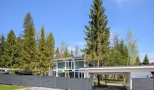 Новый фахверк в КП Зеленая роща-1