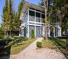 Новый фахверк в КП Зеленая роща-1