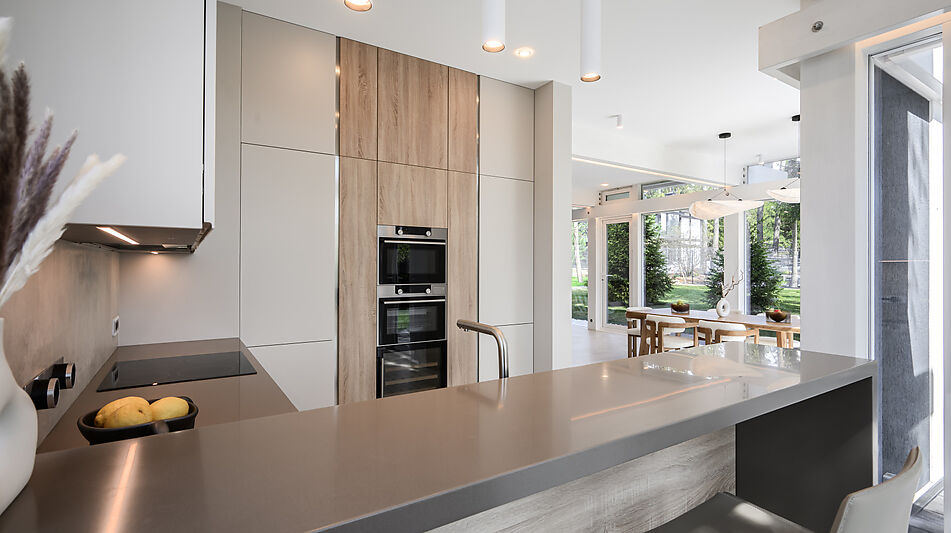 Новый фахверк в КП Зеленая роща-1