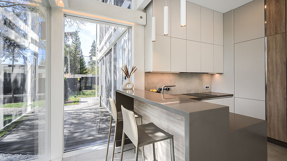 Новый фахверк в КП Зеленая роща-1