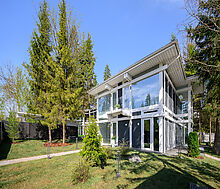 Новый фахверк в КП Зеленая роща-1