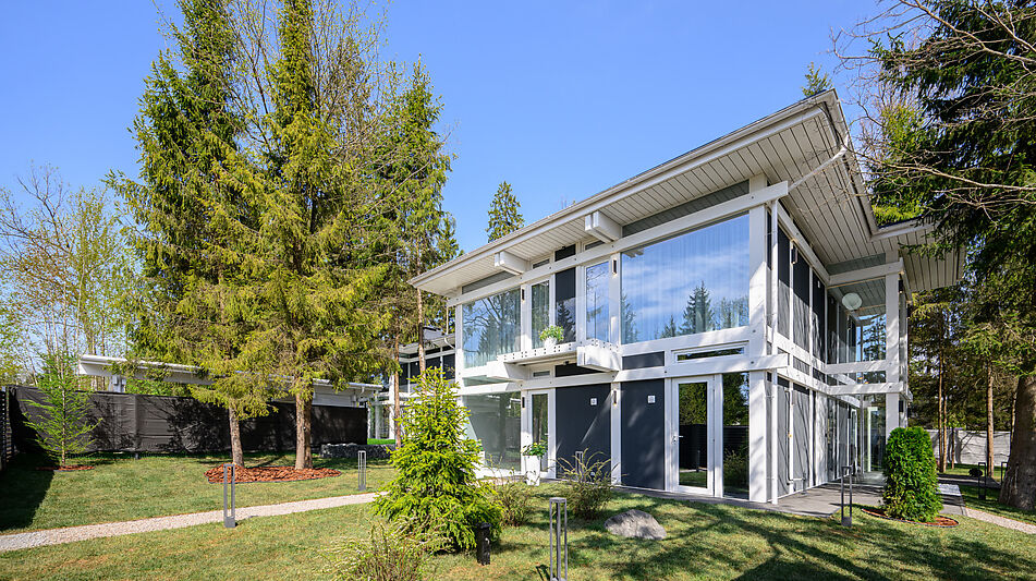 Новый фахверк в КП Зеленая роща-1