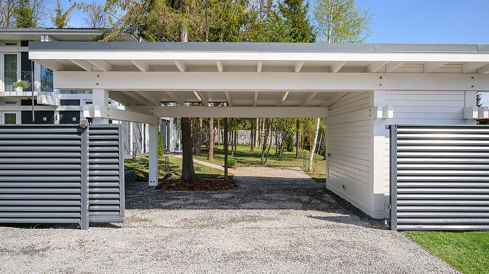 Новый фахверк в КП Зеленая роща-1