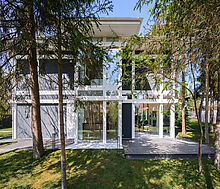 Новый фахверк в КП Зеленая роща-1