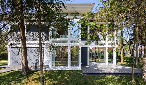 Новый фахверк в КП Зеленая роща-1