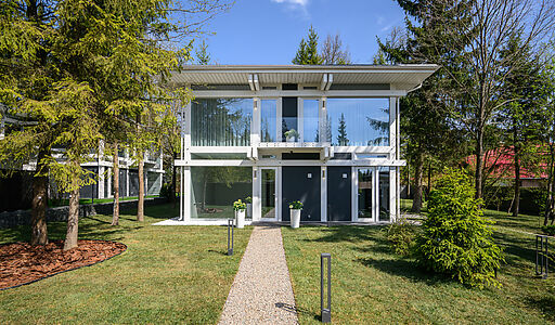 Новый фахверк в КП Зеленая роща-1