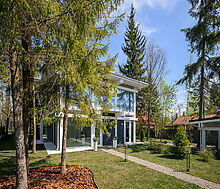 Новый фахверк в КП Зеленая роща-1