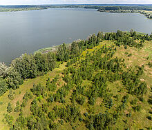 Участок в первой линии от воды