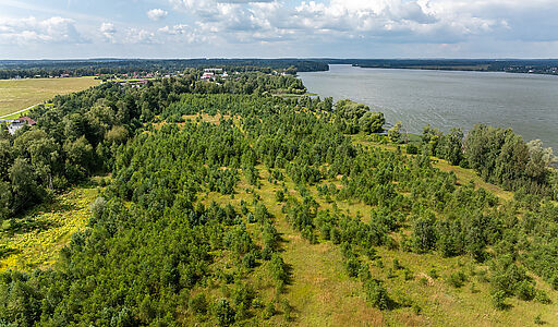 Участок в первой линии от воды