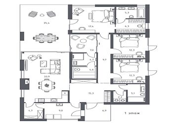 Дом в стиле шале в КП Порт Эмм