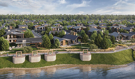 Дом в стиле шале в КП Порт Эмм