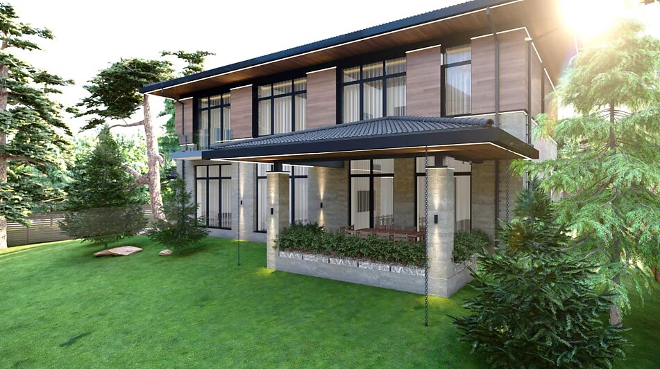 Дом с отделкой в Павлово Village