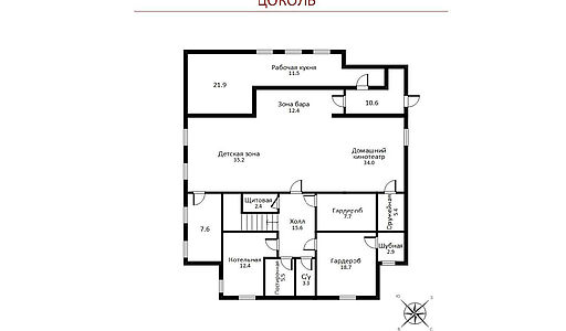 Дом в современном стиле в Ивакино