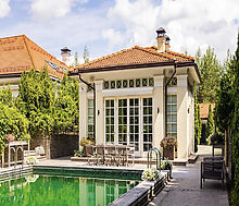 Дом с бассейном в Ивакино