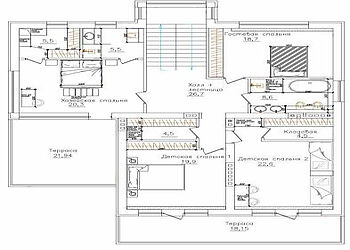 Новый дом около леса 9 км от МКАД