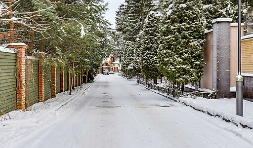 Дом в окружении реликтовых сосен.