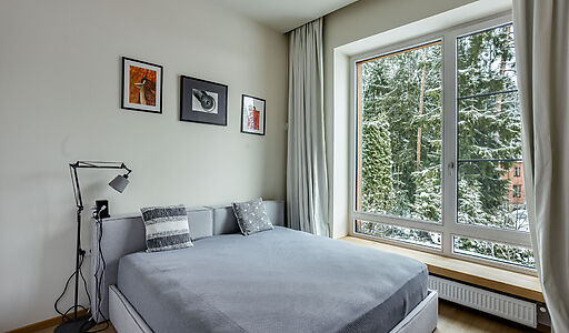 Дом в окружении реликтовых сосен.