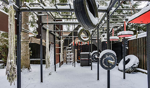 Дом в окружении реликтовых сосен.