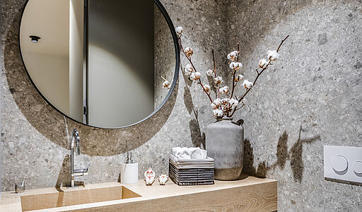 Дом в окружении реликтовых сосен.