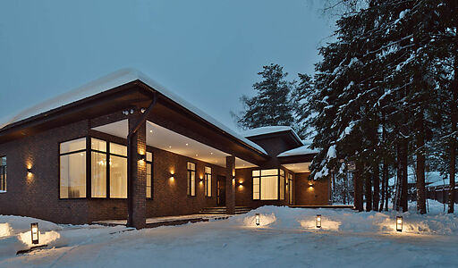 Одноэтажный дом в СК Липка