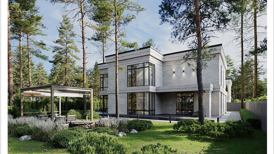 Новый дом под отделку Коттон Вэй