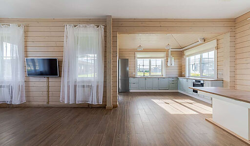 Деревянный дом в КП Павловы озера