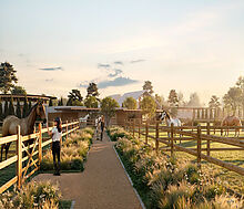 Участок на берегу реки в Монави