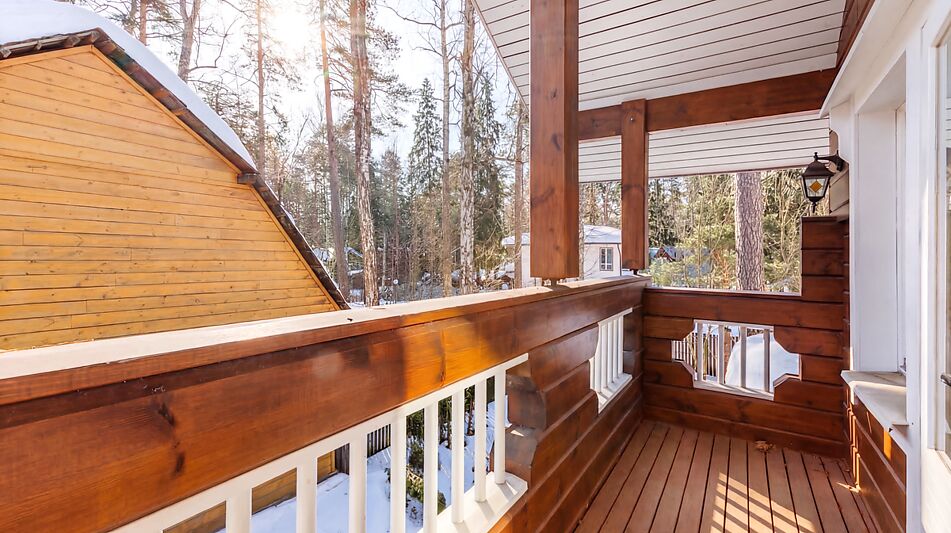 Дом из бруса Honka в Валентиновке