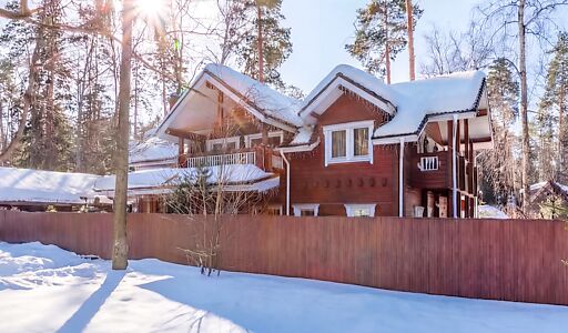 Дом из бруса Honka в Валентиновке