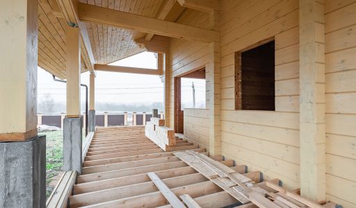 Дом из бруса в КП Панорамы