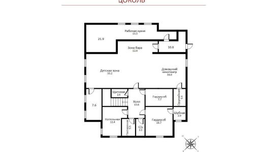 Дом в современном стиле в Ивакино