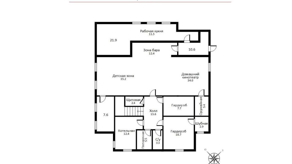Дом в современном стиле в Ивакино