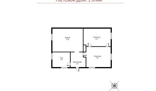Дом в современном стиле в Ивакино