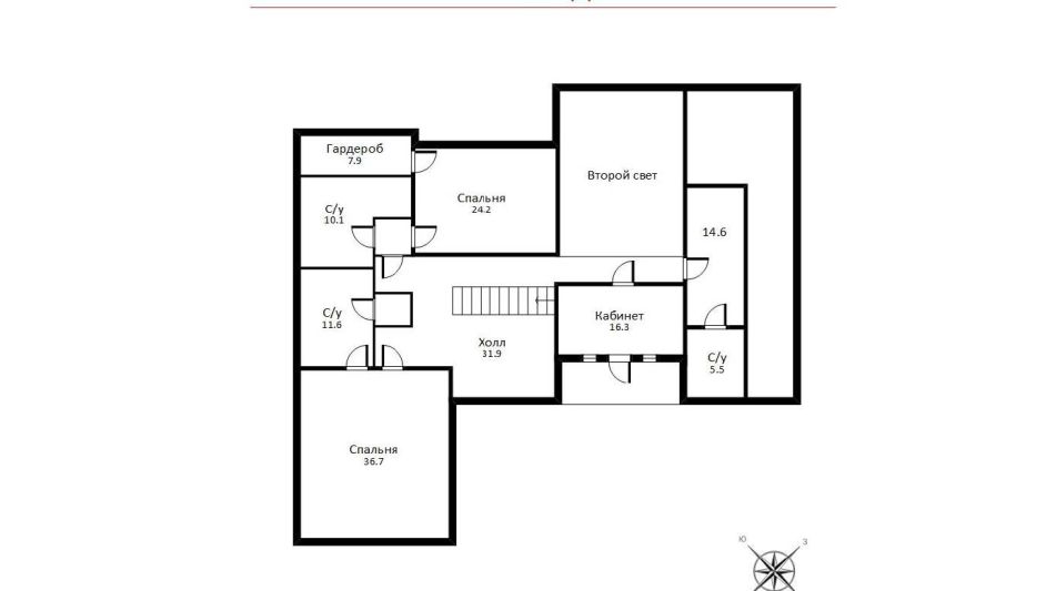 Дом с бассейном в Ивакино