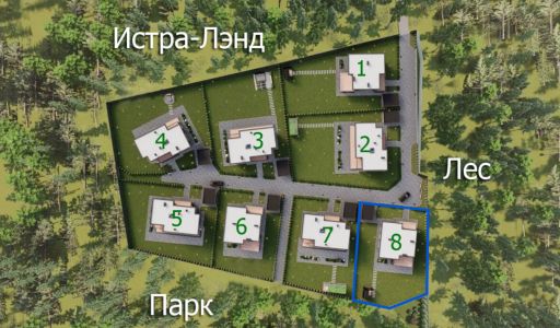 Дом под отделку в КП Истра Лэнд-2
