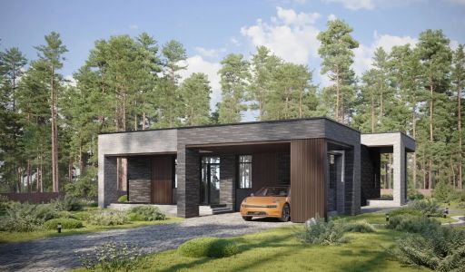 Дом хай-тек в КП Зиккурат