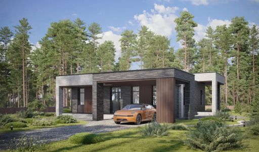 Дом хай-тек в КП Зиккурат