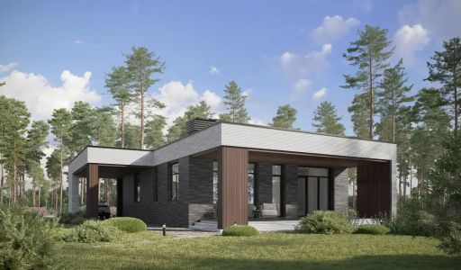 Дом хай-тек в КП Зиккурат