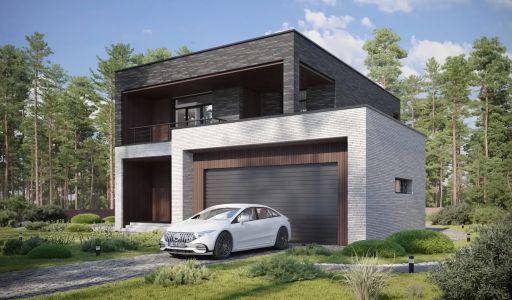 Дом хай-тек в КП Зиккурат