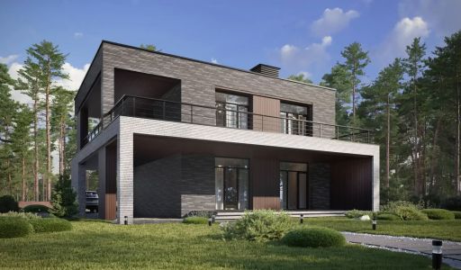 Дом хай-тек в КП Зиккурат